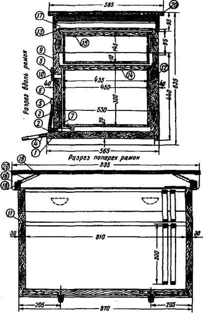 Устройство улья: